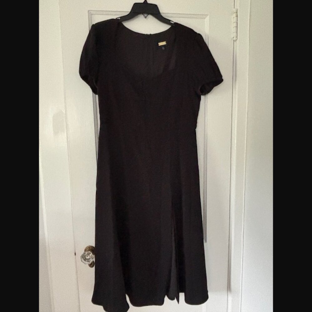Alexia Admor Sweatheart Neckline High Slit Midi Dress